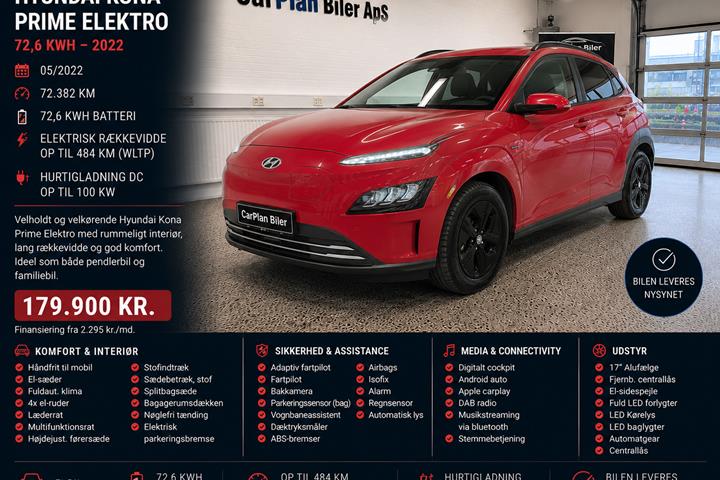 undefined Hyundai Kona fra 2022 set udefra
