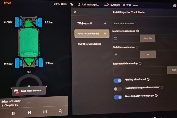 Hvid Tesla Model 3 fra 2019