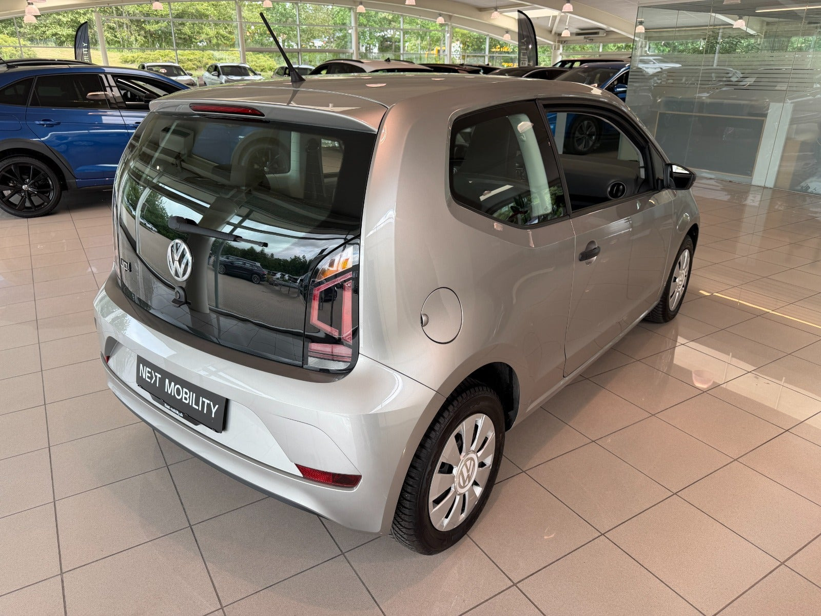 Sølv VW UP! fra 2018