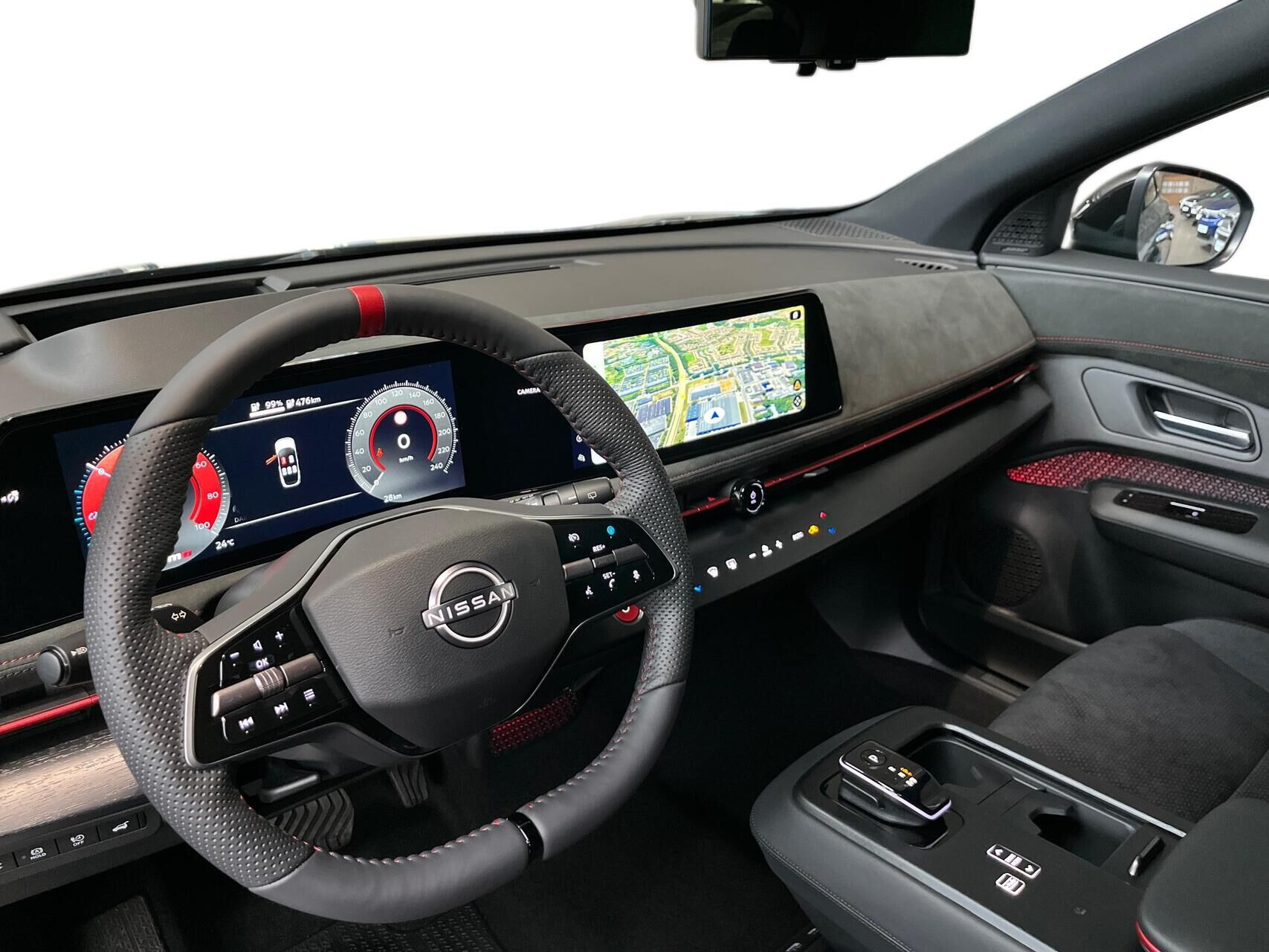Grå Nissan Ariya fra 2026