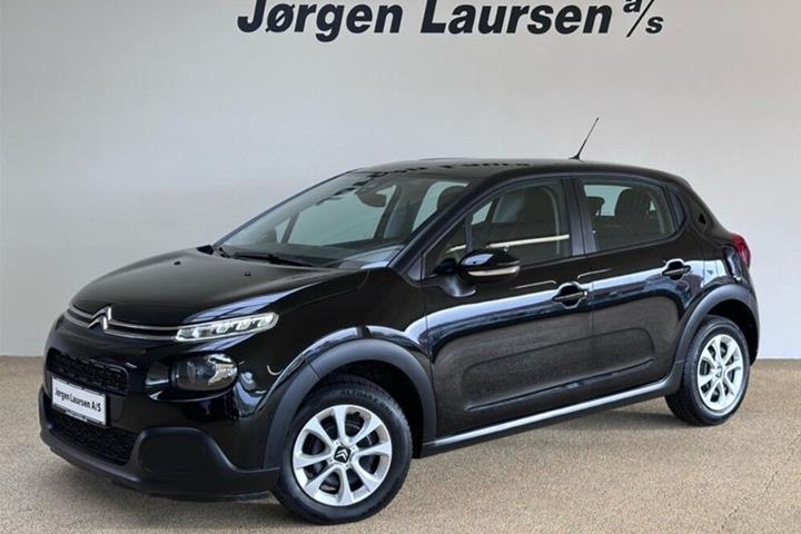 Sort Citroën C3 fra 2020 set udefra
