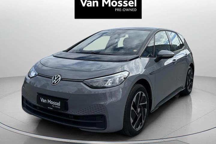 Grå VW ID.3 fra 2021 set udefra