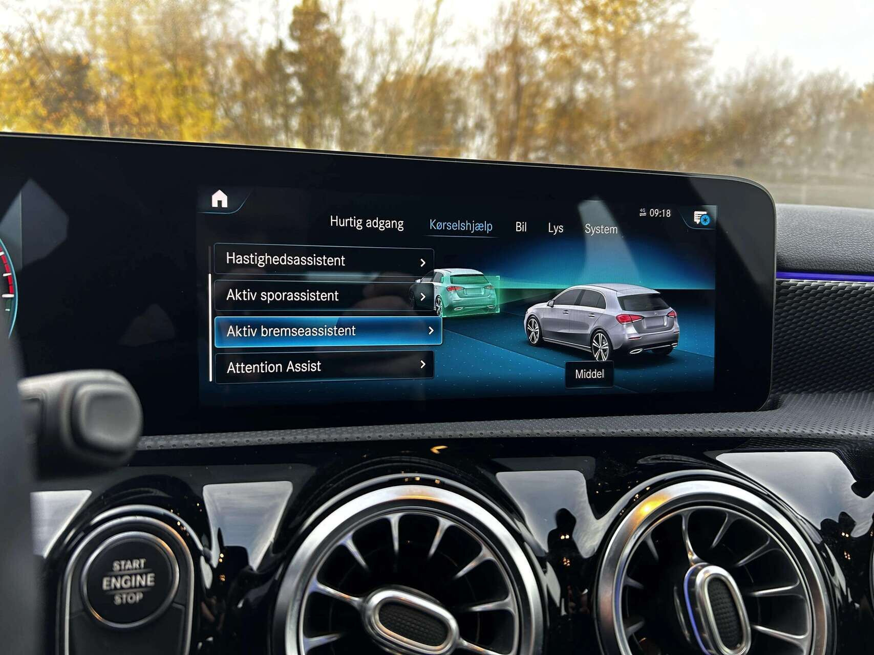 Sort Mercedes A250 e fra 2020