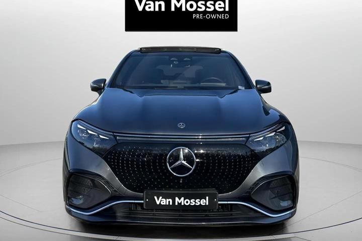 Grå Mercedes EQS 450+ fra 2023