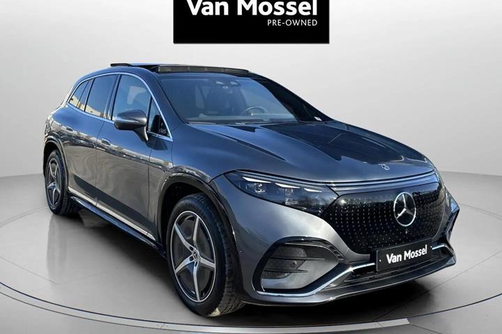 Grå Mercedes EQS 450+ fra 2023