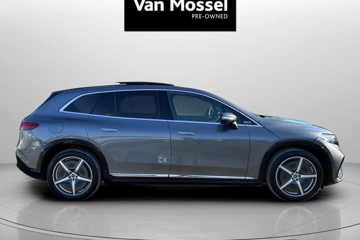 Grå Mercedes EQS 450+ fra 2023