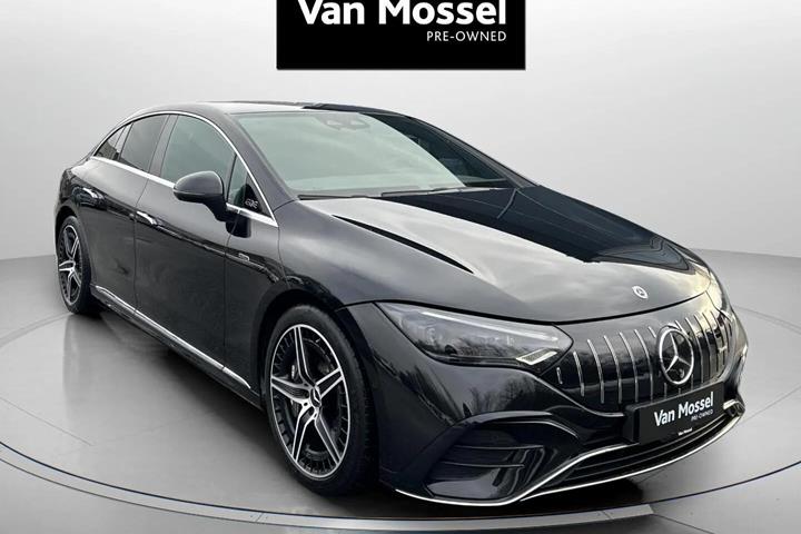 Sort Mercedes EQE 43 AMG fra 2023