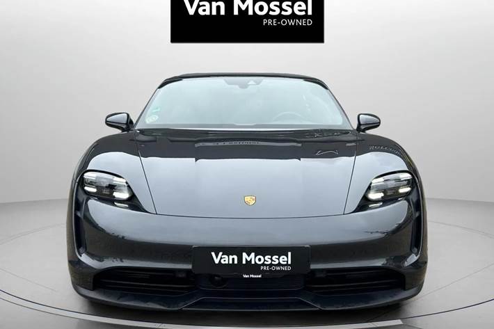 Grå Porsche Taycan fra 2021