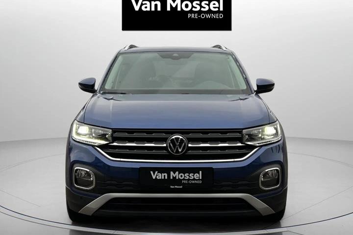 Blå VW T-Cross fra 2020