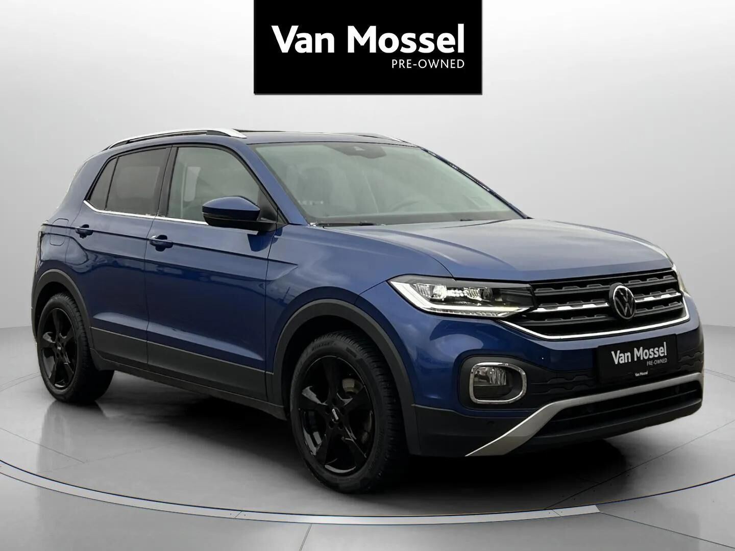 Blå VW T-Cross fra 2020