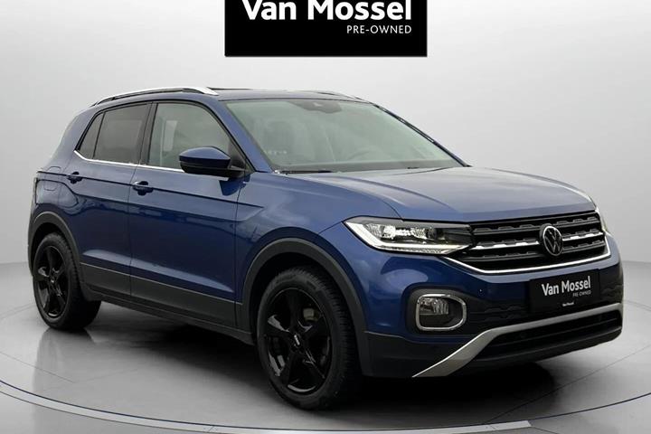 Blå VW T-Cross fra 2020