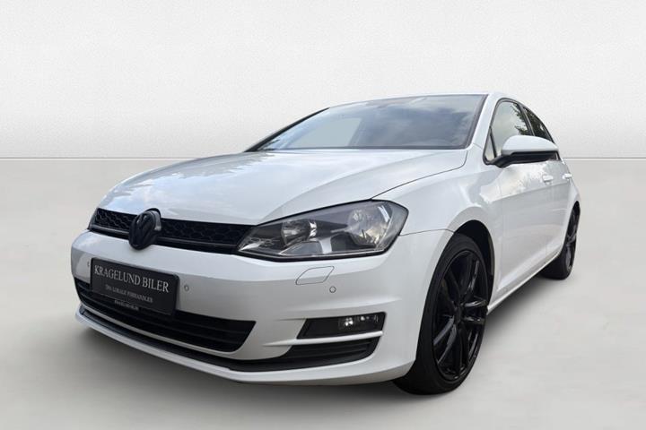 Grøn VW Golf VII fra 2014