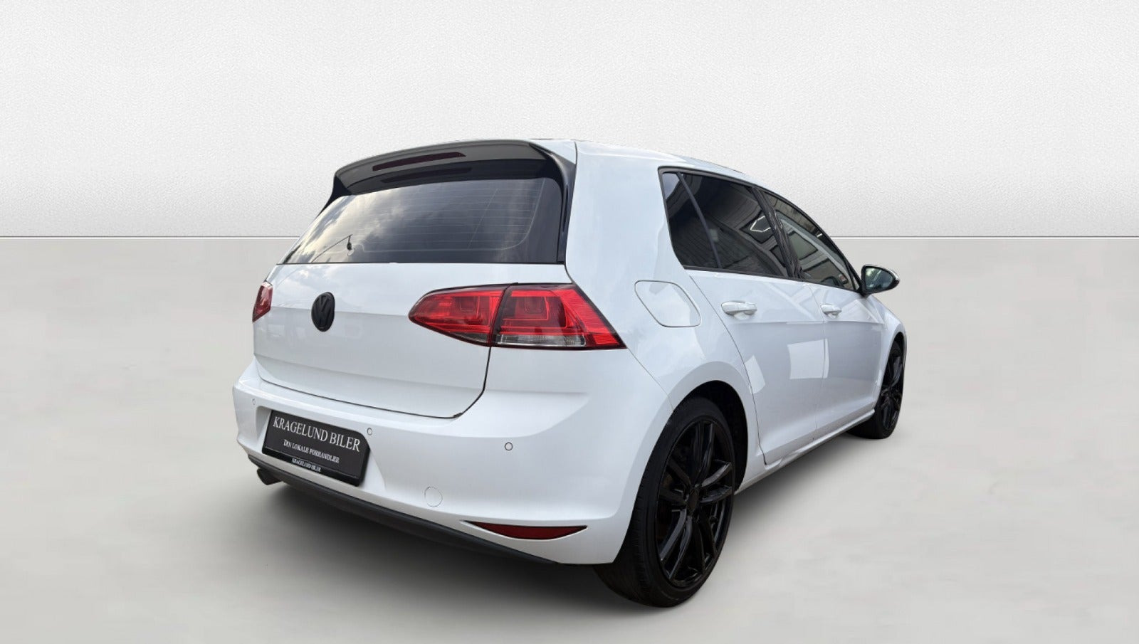Grøn VW Golf VII fra 2014