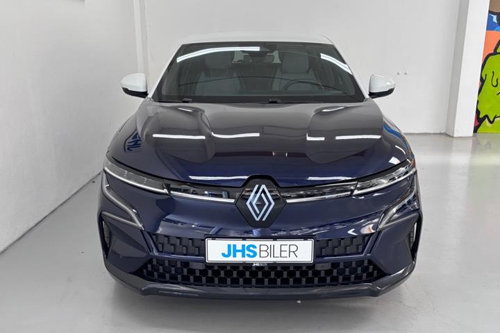 Blå Renault Megane E-Tech fra 2023