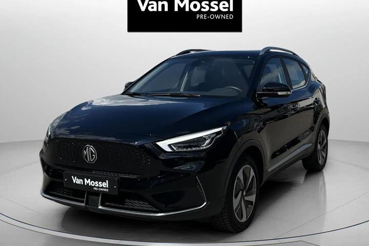 Sort MG ZS EV fra 2023 set udefra