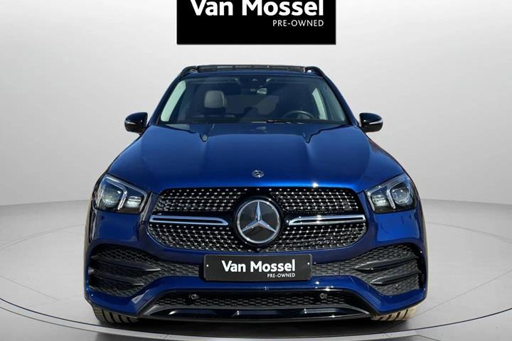 Blå Mercedes GLE350 de fra 2020
