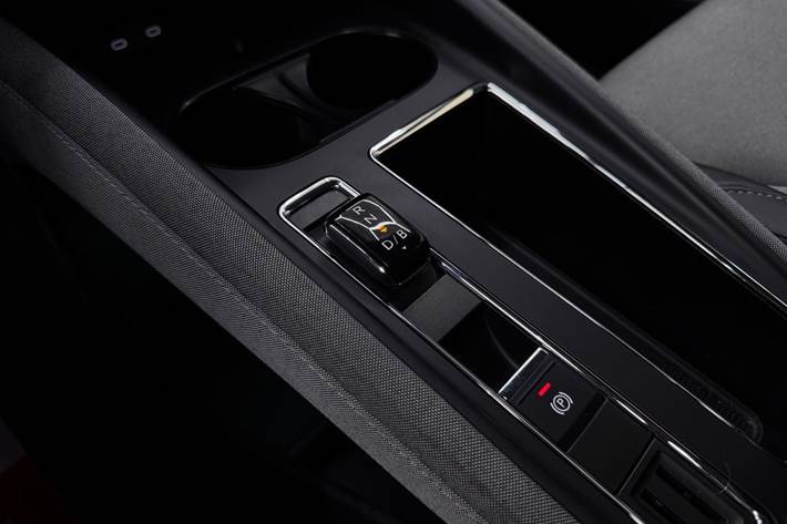 Blå Skoda Enyaq fra 2023