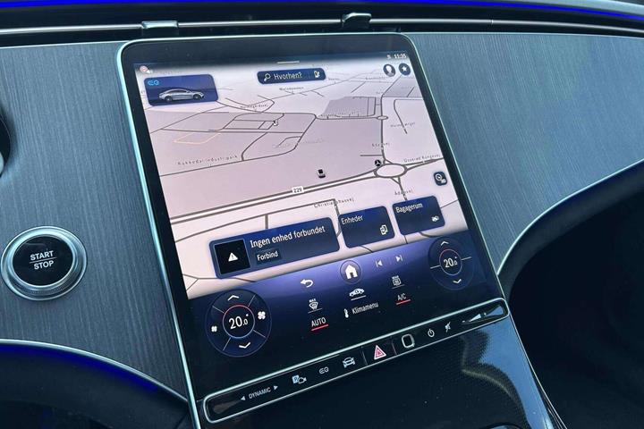 Grå Mercedes EQE 350+ fra 2022