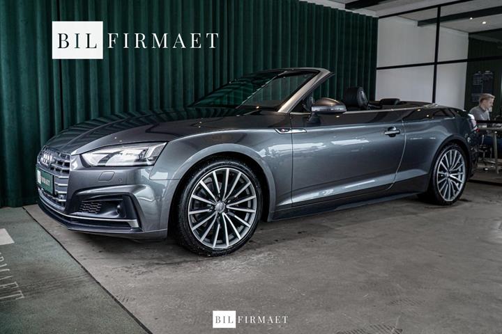 Grå Audi A5 fra 2019