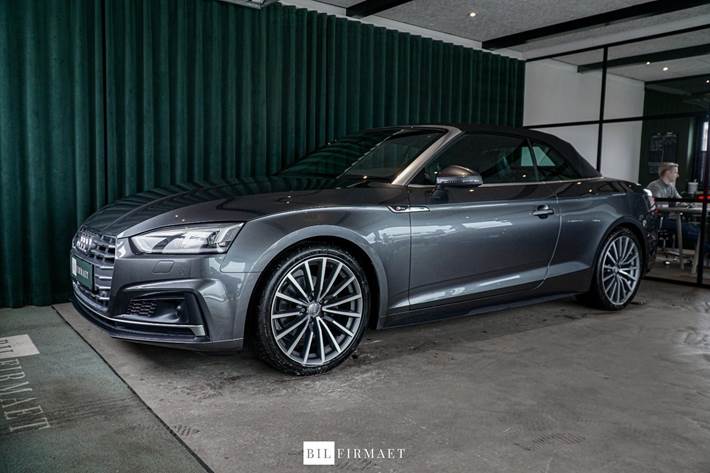 Grå Audi A5 fra 2019