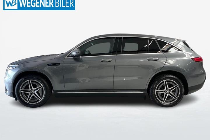 Grå Mercedes EQC400 fra 2021