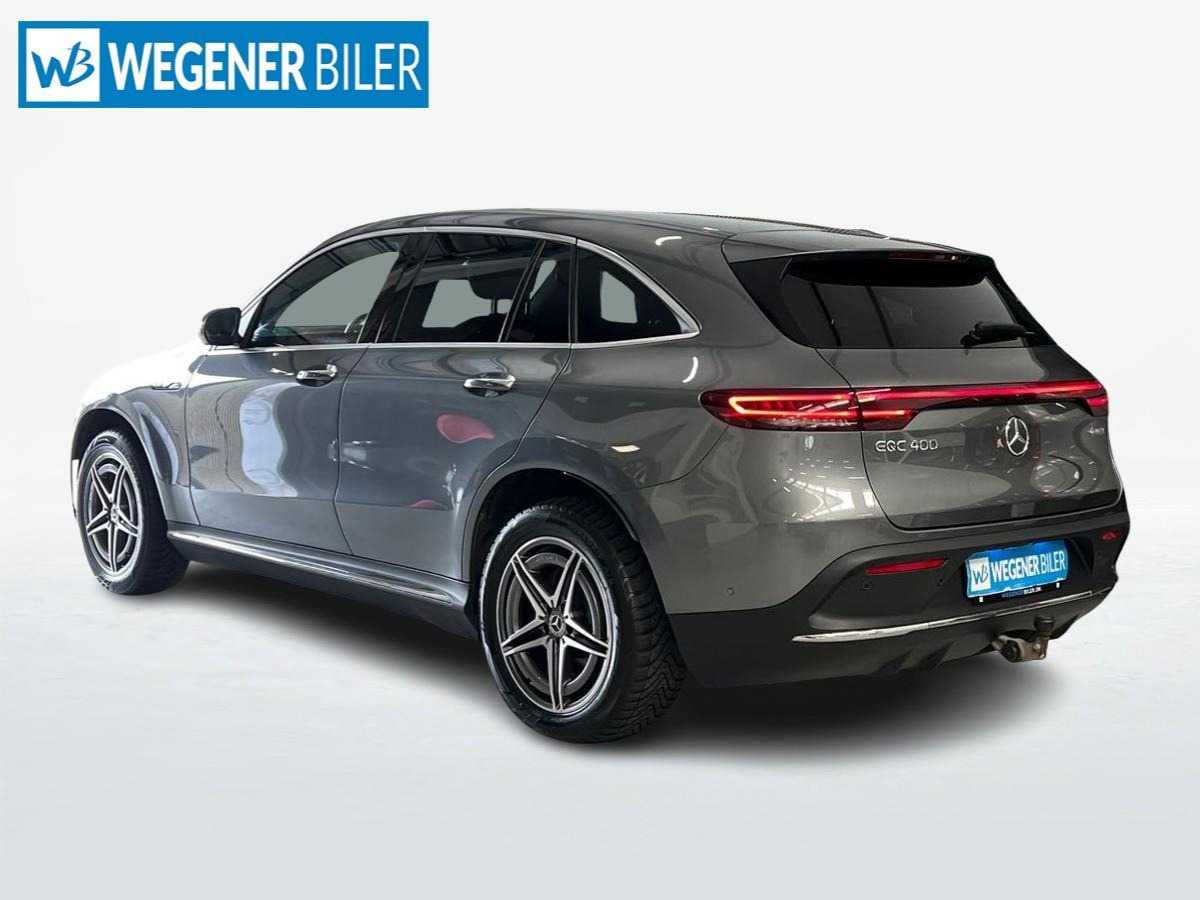 Grå Mercedes EQC400 fra 2021