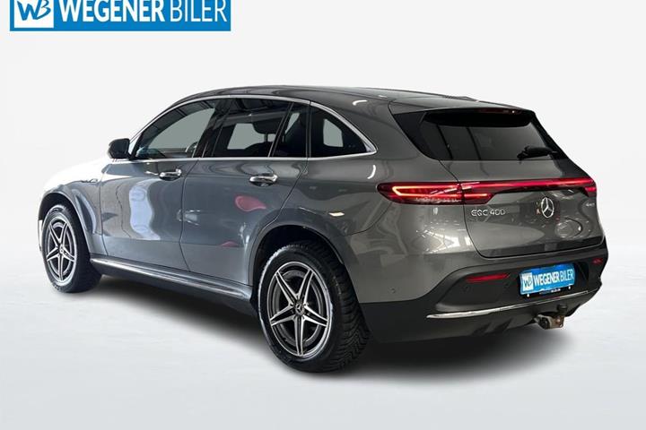 Grå Mercedes EQC400 fra 2021