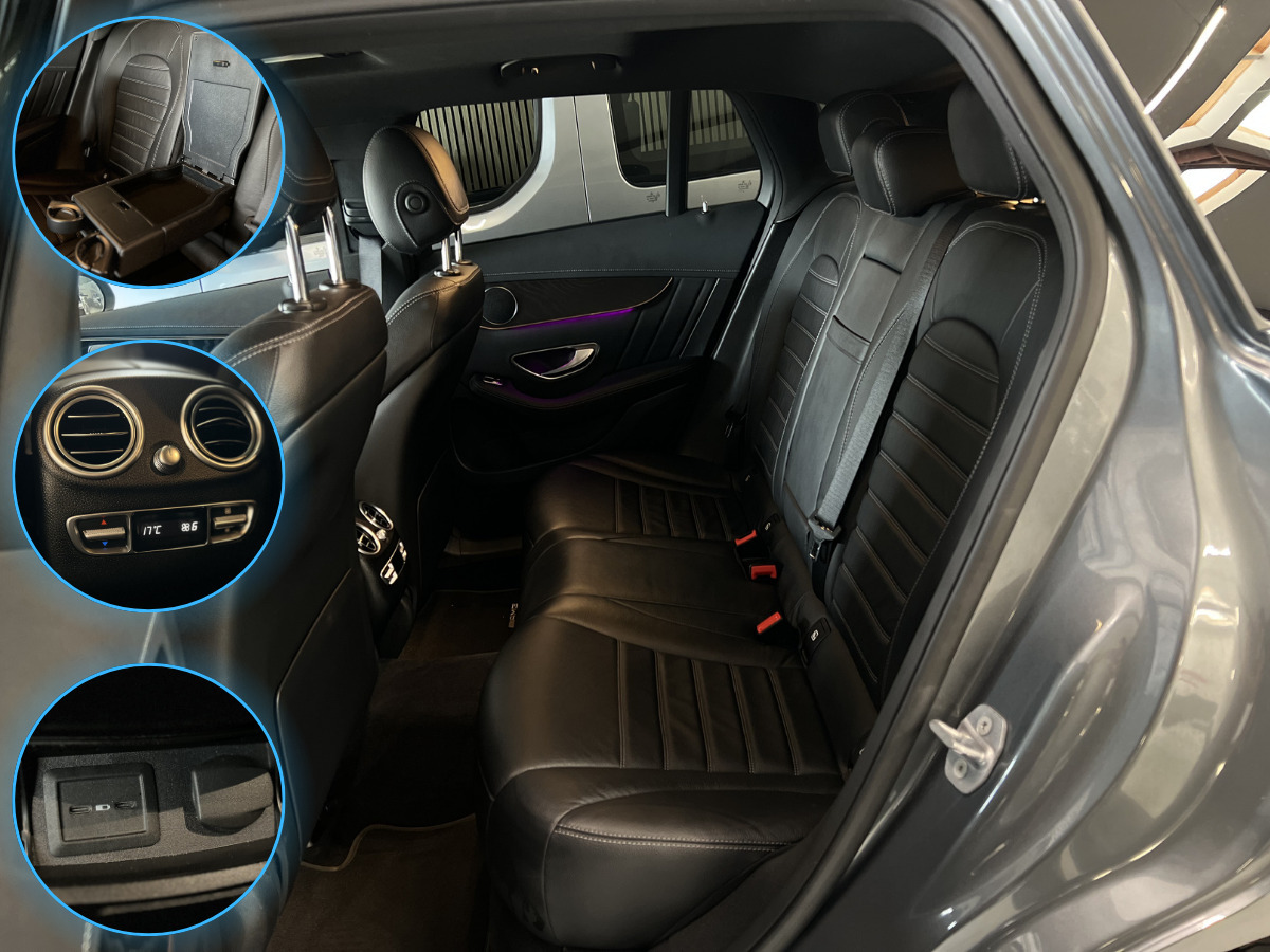 Grå Mercedes EQC400 fra 2021