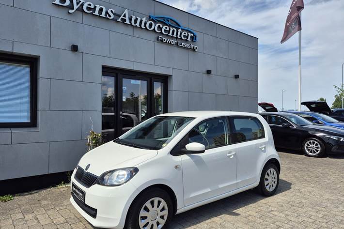 Hvid Skoda Citigo fra 2014