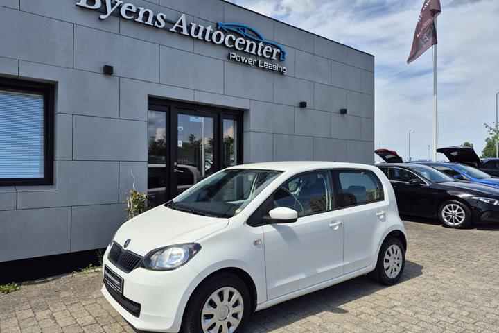 Hvid Skoda Citigo fra 2014
