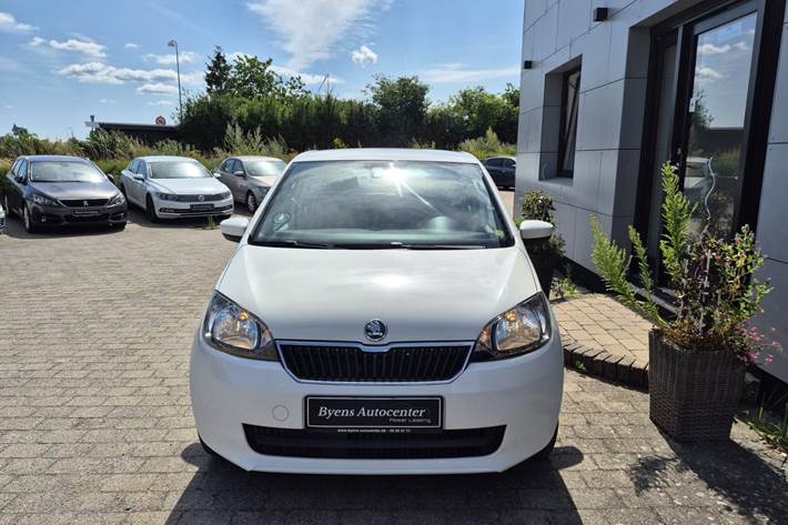 Hvid Skoda Citigo fra 2014