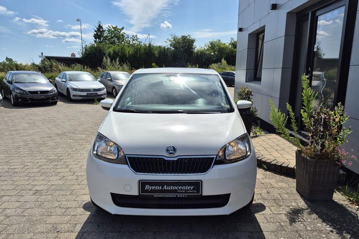 Hvid Skoda Citigo fra 2014