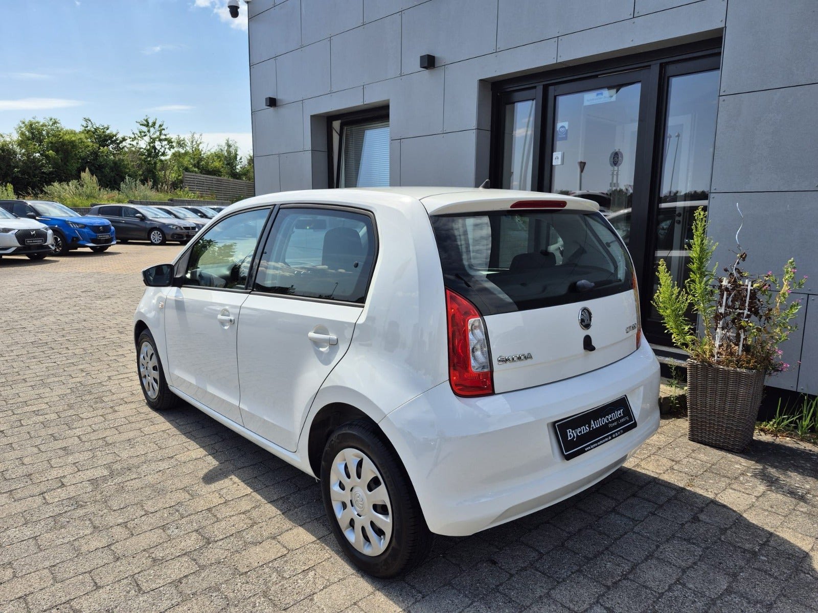 Hvid Skoda Citigo fra 2014
