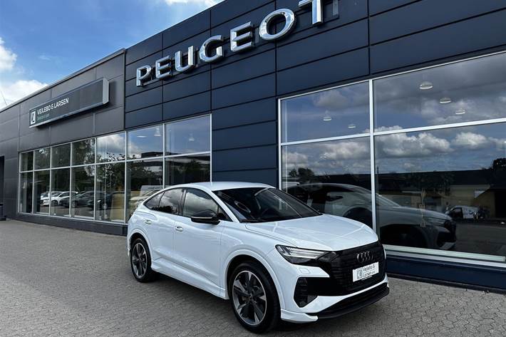 Hvid Audi Q4 fra 2022