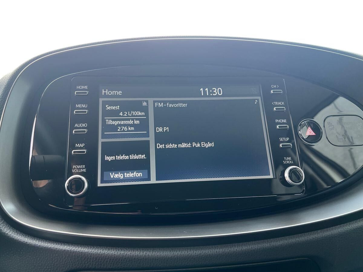 Hvid Toyota Aygo X fra 2023