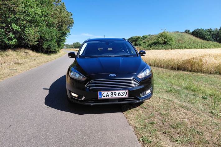 Sort Ford Focus fra 2017