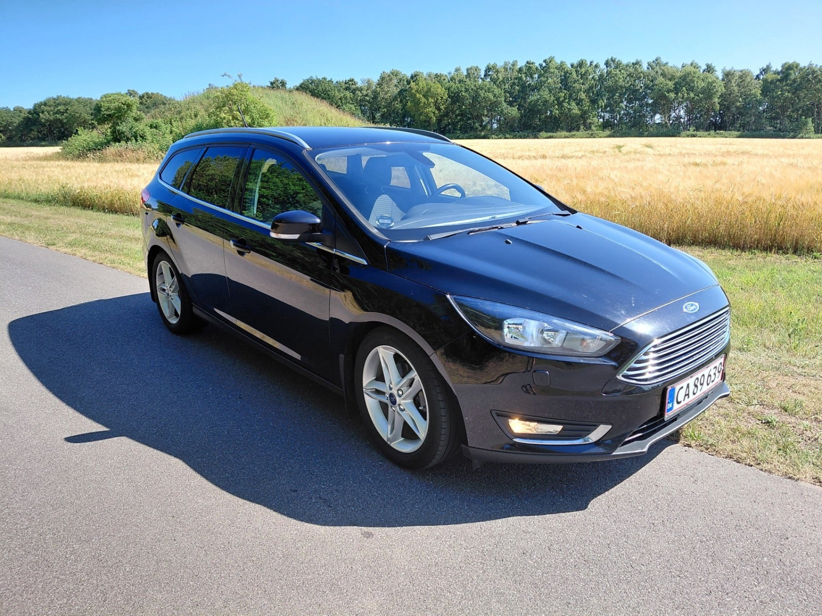 Sort Ford Focus fra 2017
