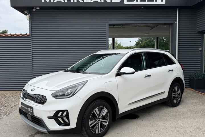 Hvid Kia Niro fra 2019 set udefra