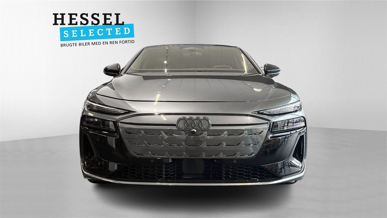 Grå Audi A6 e-tron fra 2026