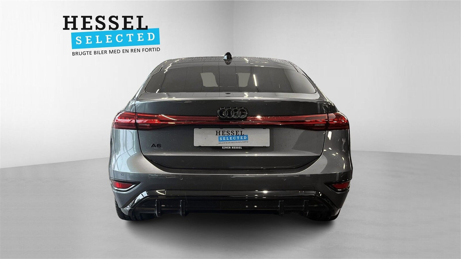 Grå Audi A6 e-tron fra 2026