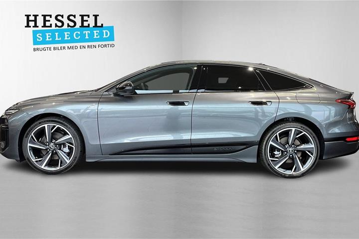 Grå Audi A6 e-tron fra 2026