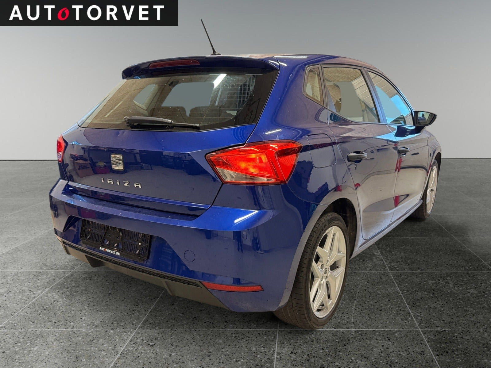 Blå Seat Ibiza fra 2018