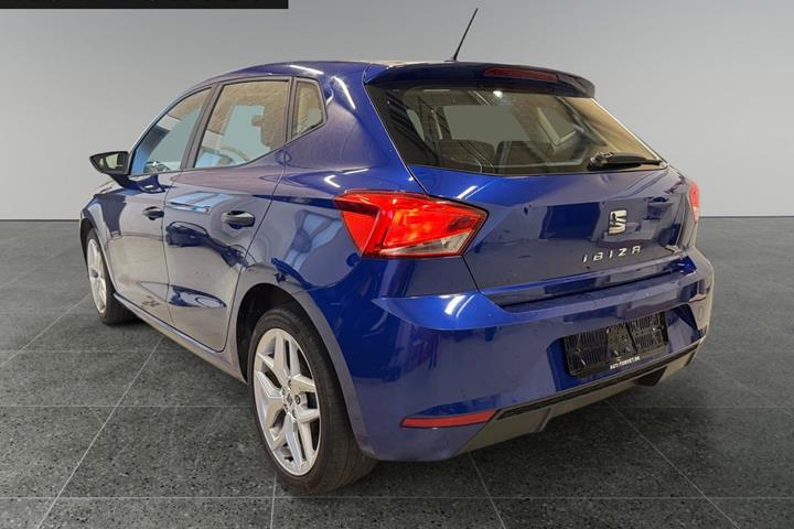 Blå Seat Ibiza fra 2018