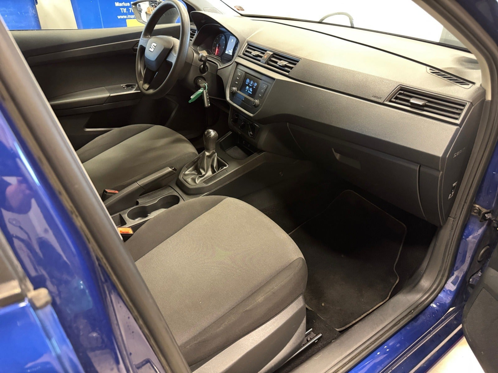 Blå Seat Ibiza fra 2018