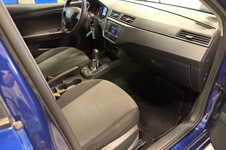 Blå Seat Ibiza fra 2018