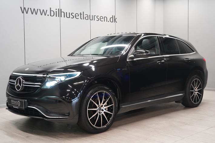 Sort Mercedes EQC400 fra 2021