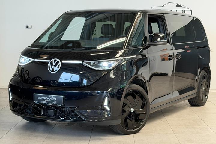 Sort VW ID.Buzz fra 2025 set udefra