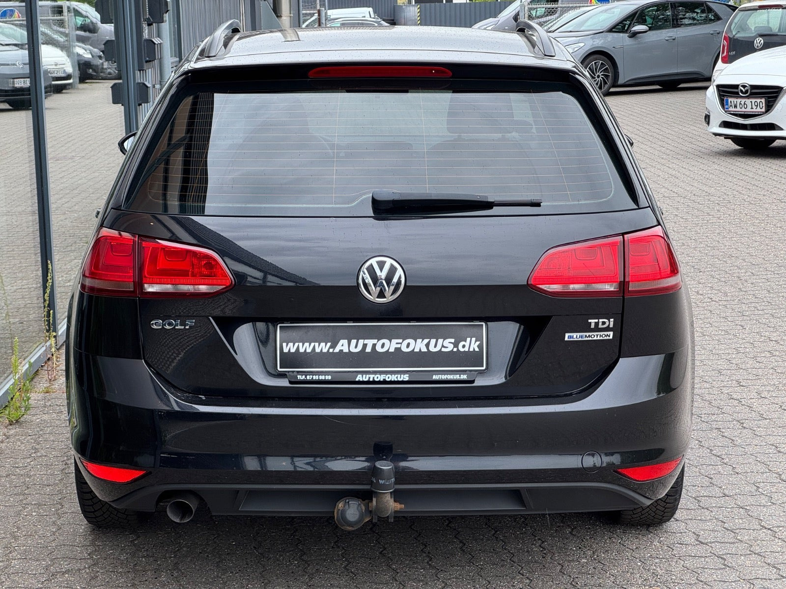 Sort VW Golf VII fra 2017