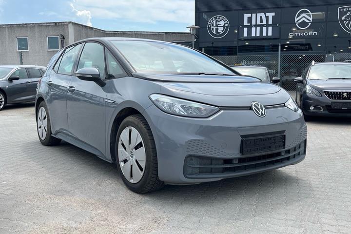 Grå VW ID.3 fra 2022 set udefra