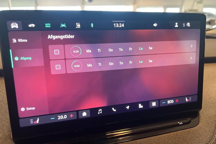 Grå Skoda Enyaq fra 2025